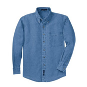 Unisex Port Authority® - Tall Long Sleeve Denim Shirt. TLS600